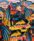 2 inch die cut stickers laminated glossy finish waterproof UV resistant